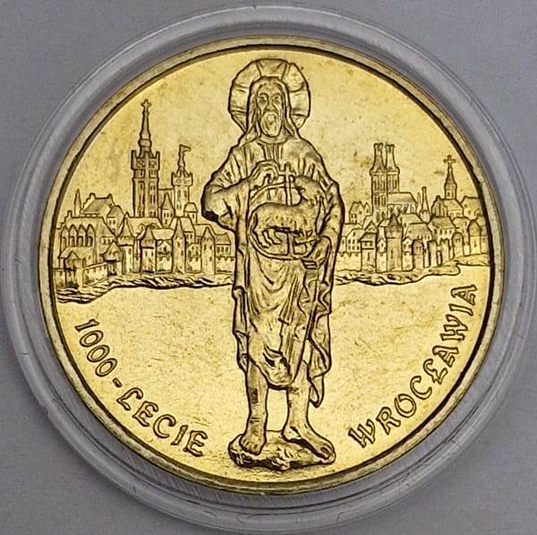 Moneta 2 zł 1000-lecie Wrocławia 2000