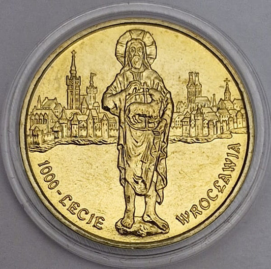 Moneta 2 zł 1000-lecie Wrocławia 2000