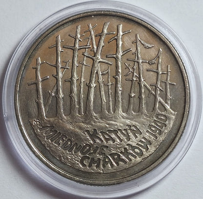 Moneta 2 zł Katyń Miednoje Charków 1940 1995