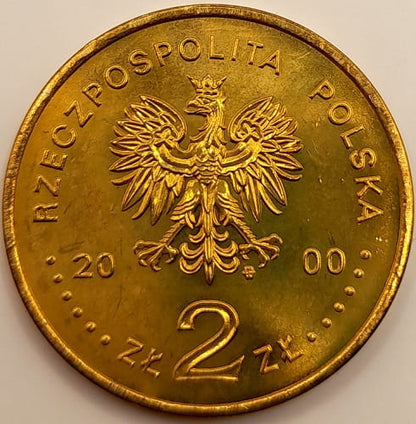 Moneta 2 zł 20-lecie powstania Solidarności 2000