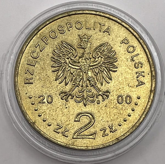 Moneta 2 zł 30 rocznica Grudnia 70 bunt 2000