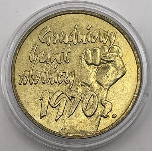 Moneta 2 zł 30 rocznica Grudnia 70 bunt 2000
