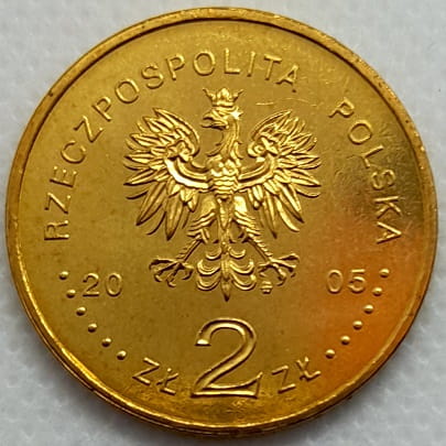 Moneta 2 zł 350-leci Obrony Jasnej Góry 2005