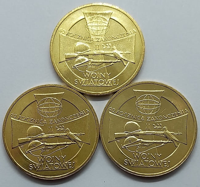 Moneta 2 zł 60 rocznica Zakończenia II Wojny Światowej 2005