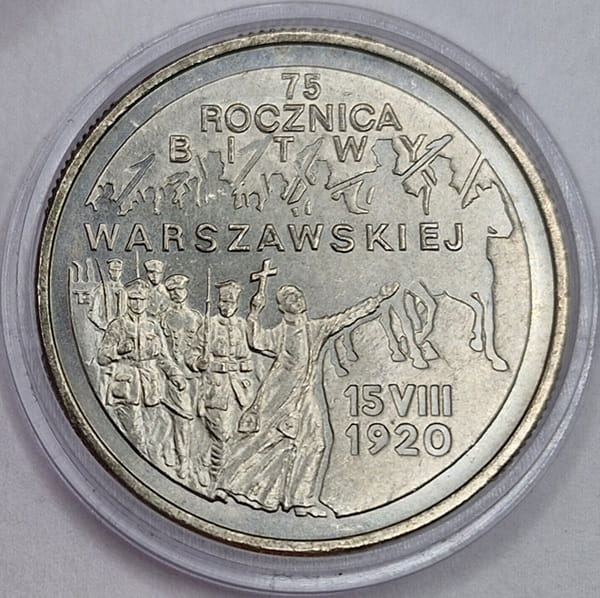 Moneta 2 zł 75 rocznica bitwy Warszawskiej 1995