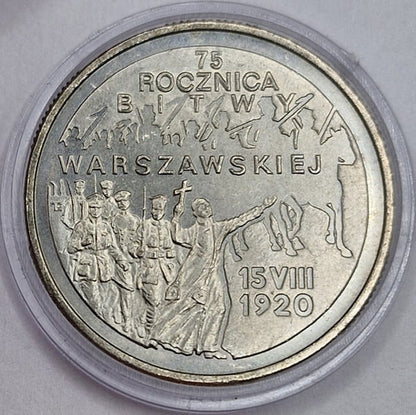 Moneta 2 zł 75 rocznica bitwy Warszawskiej 1995