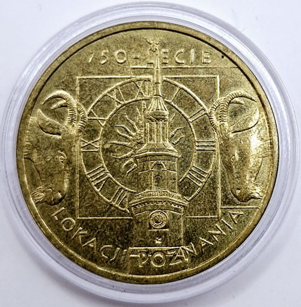 Moneta 2 zł 750-lecie lokacji Poznania 2003