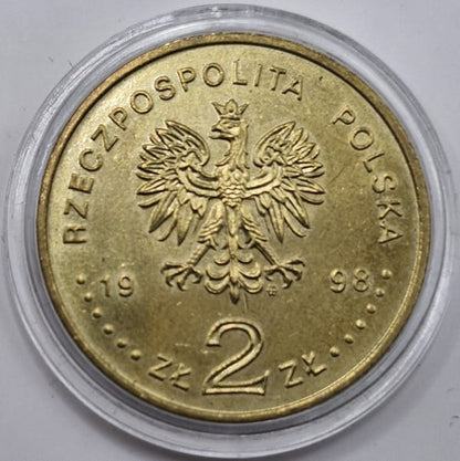 Moneta 2 zł Adam Mickiewicz 1998