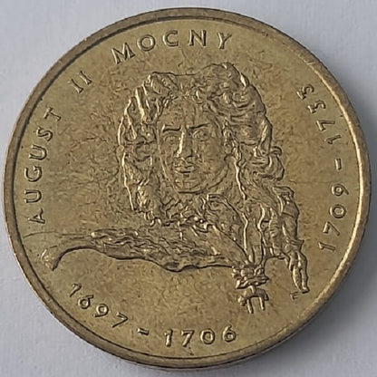 Moneta 2 zł August II Mocny 2002