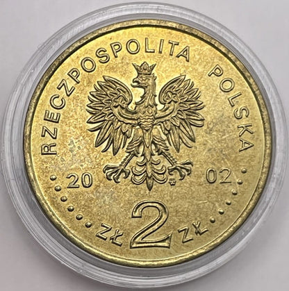 Moneta  2 zł Bronisław Malinowski 2002