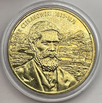 Moneta  2 zł Aleksander Czekanowski 2004