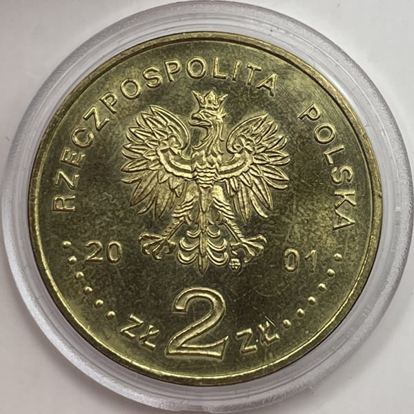 Moneta 2 zł Jan III Sobieski 2001