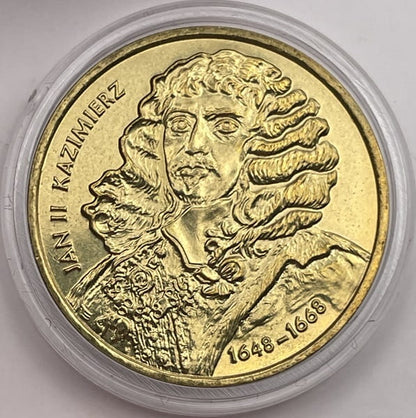 Moneta 2 zł Jan Kazimierz 2000