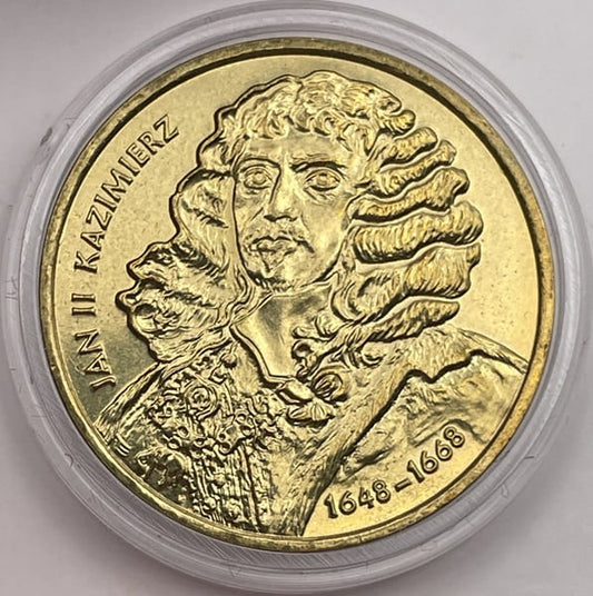 Moneta 2 zł Jan Kazimierz 2000