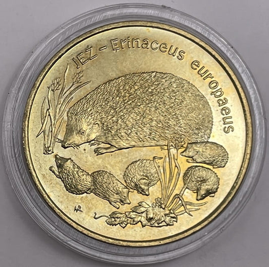 Moneta 2 zł Jeż 1996