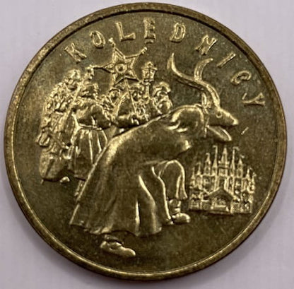 Moneta 2 zł Kolędnicy 2001