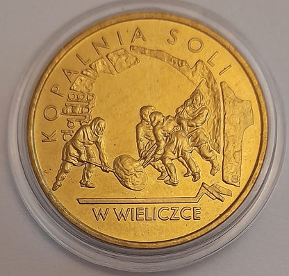 Moneta 2 zł Kopalnia soli w Wieliczce 2001