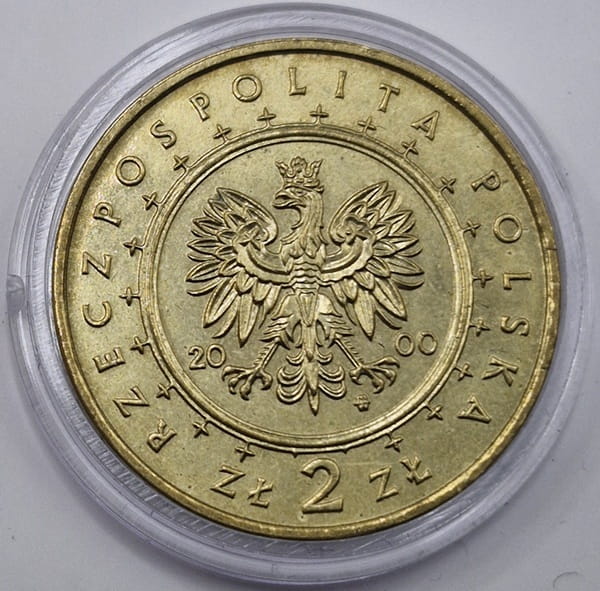 Moneta 2 zł Pałac w Wilanowie 2000