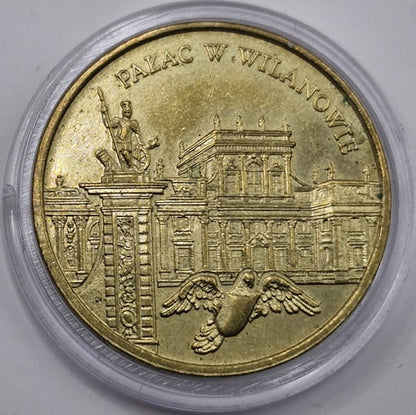 Moneta 2 zł Pałac w Wilanowie 2000