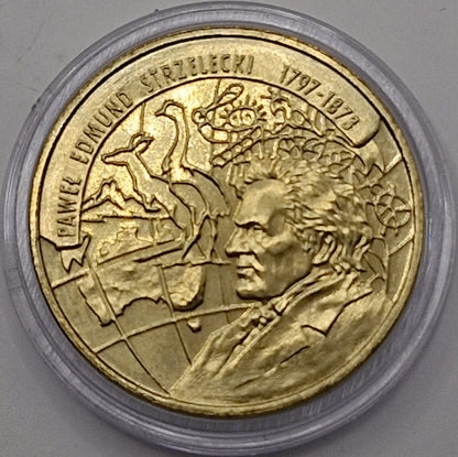 Moneta 2 zł Paweł Edmund Strzelecki 1997