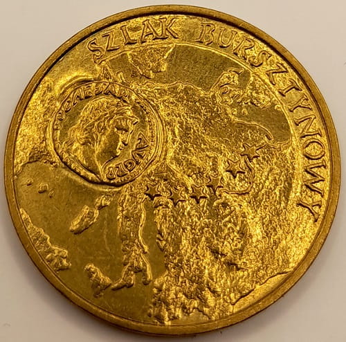 Moneta 2 zł Szlak Bursztynowy 2001