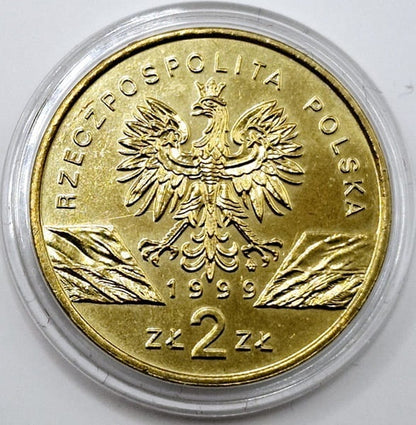 Moneta 2 zł Wilk 1999