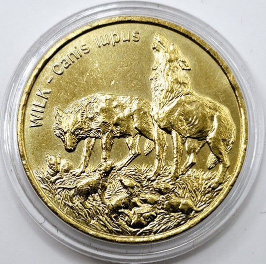 Moneta 2 zł Wilk 1999