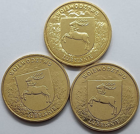 Moneta 2 zł Województwo Lubelskie 2004