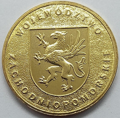 Moneta 2 zł Województwo Zachodniopomorskie 2005