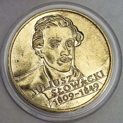 Moneta 2 zł Juliusz Słowacki 1999