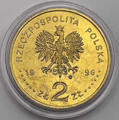 Moneta 2 zł Zygmunt August 1996