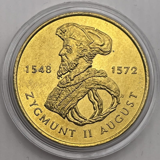 Moneta 2 zł Zygmunt August 1996