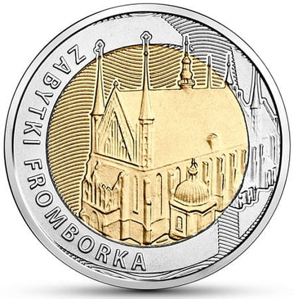 Moneta 5 zł Zabytki Fromborka 2019