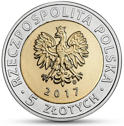 Moneta 5 zł Centralny Okręg Przemysłowy 2017