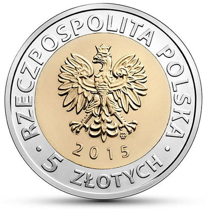 Moneta 5 zł Kanał Bydgoski 2015