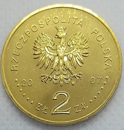 Moneta  2zł Rycerz ciężkozbrojny 2007