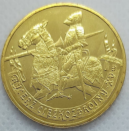 Moneta  2zł Rycerz ciężkozbrojny 2007