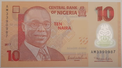 Nigeria banknot 10 naira 2011