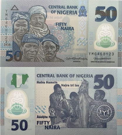 Nigeria banknot 50 Naira 2020