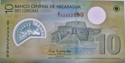 Nikaragua banknot 10 cordobas 2007