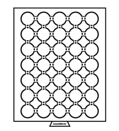 Paleta na monety 27/28 mm Leuchtturm 326819
