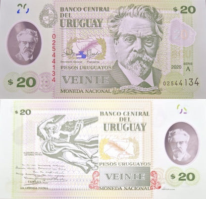 Urugwaj banknot 20 pesos 2020