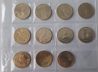 Zestaw 2 zł GN Zwierzęta świata + strona 11 szt.