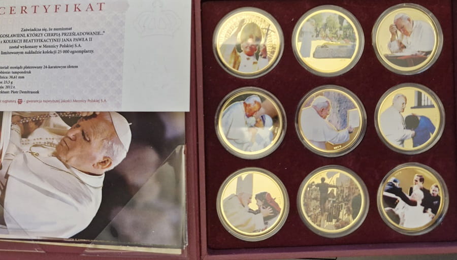 Zestaw Kolekcja beatyfikacyjna Jana Pawła II 2012