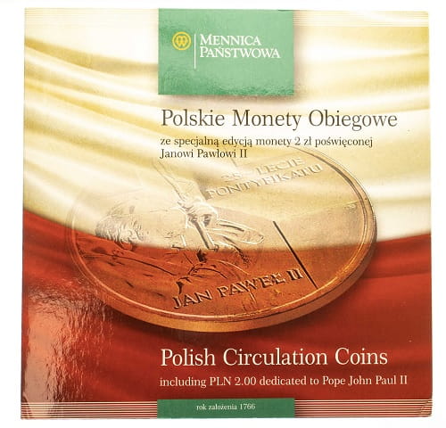 Zestaw Polskie monety obiegowe 1995-2003 r.