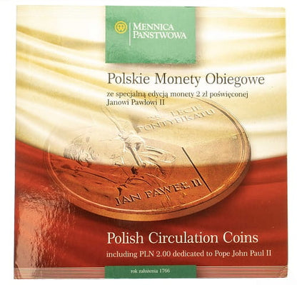 Zestaw Polskie monety obiegowe 1995-2003 r.