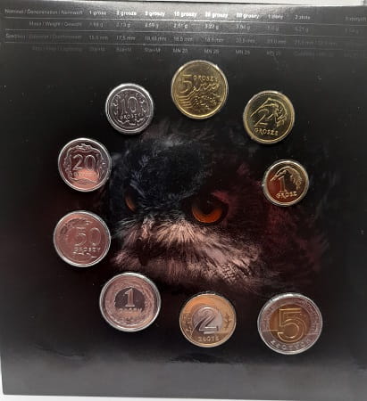 Zestaw Polskie monety obiegowe 2017 r.