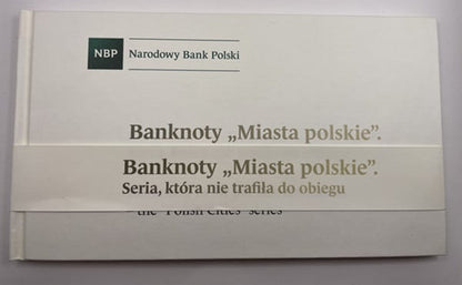 Zestaw banknotów Miasta polskie