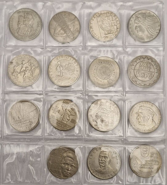 Zestaw monety okolicznościowe PRL 1967-1984 15 szt