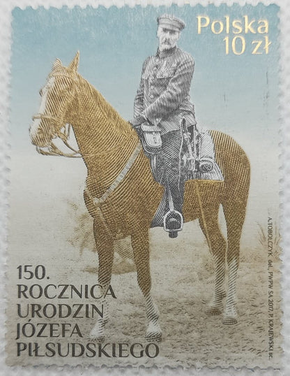 Koperta FDC 150 rocznica urodzin Józefa Piłsudskiego 2017